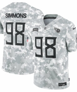 Men's Tennessee Titans Jeffery Simmons Arctic Camo 2024 Salute to Service Limited Jersey JS2744 nicesnker