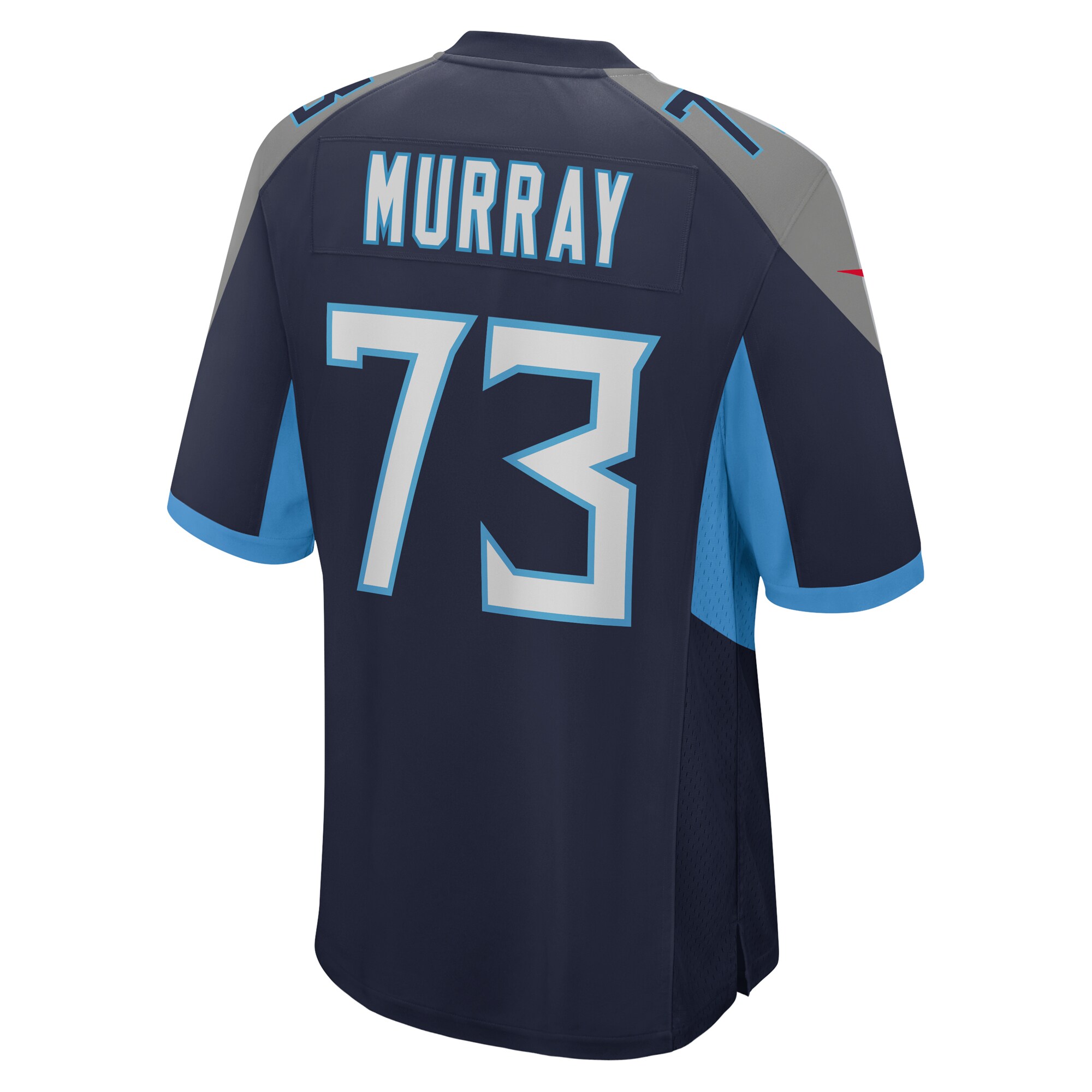 Men's Tennessee Titans Justin Murray Navy Team Game Jersey JS8365 nicesnker - Image 3