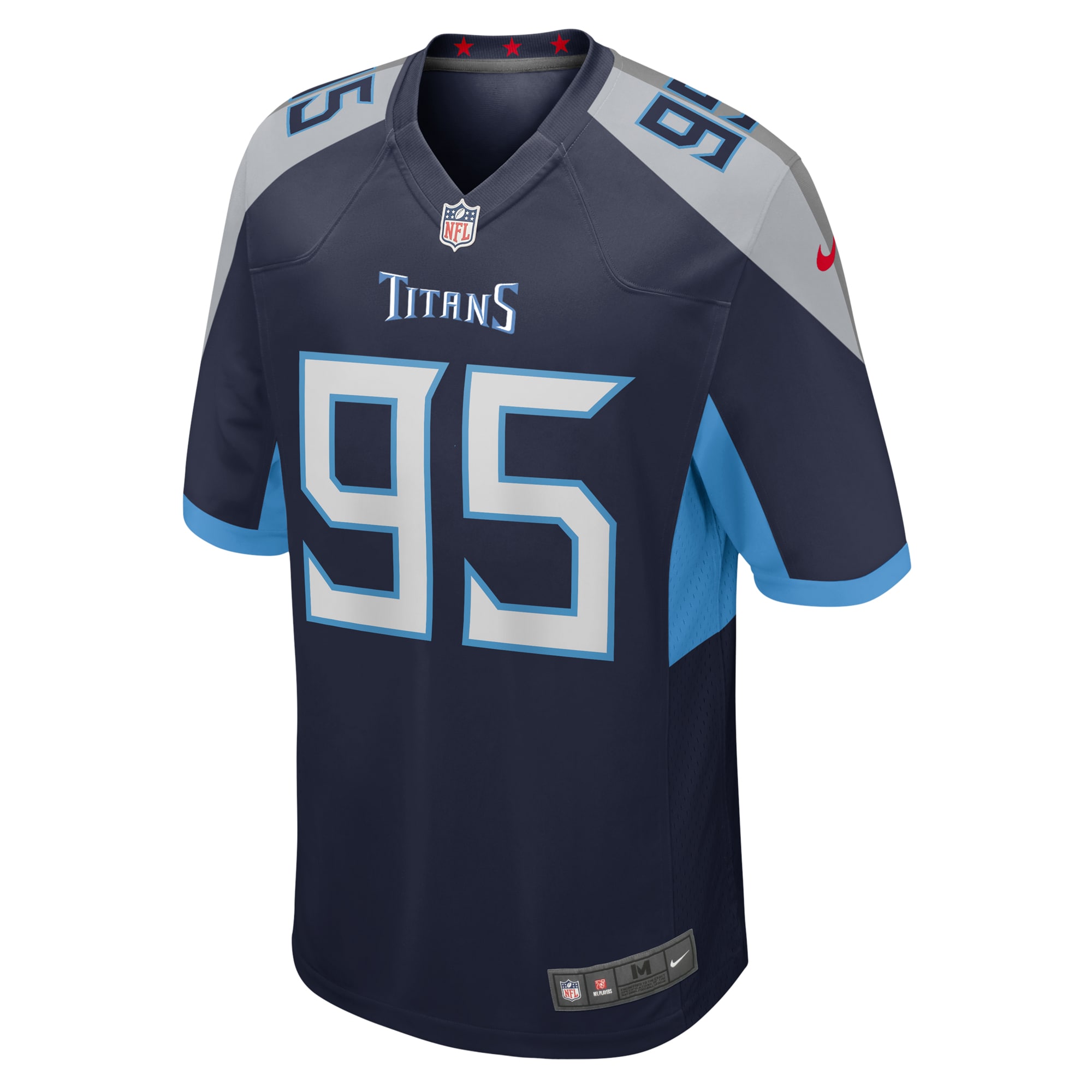 Men's Tennessee Titans Kyle Peko Navy Team Game Jersey JS5525 nicesnker - Image 2