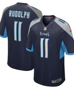 Men's Tennessee Titans Mason Rudolph Navy Game Jersey JS7547 nicesnker