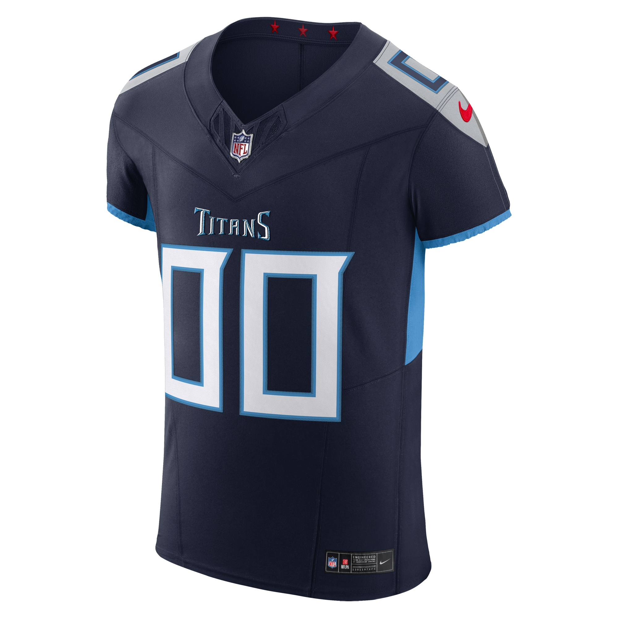Men's Tennessee Titans Navy Vapor F.U.S.E. Elite Custom Jersey JS7512 nicesnker - Image 2