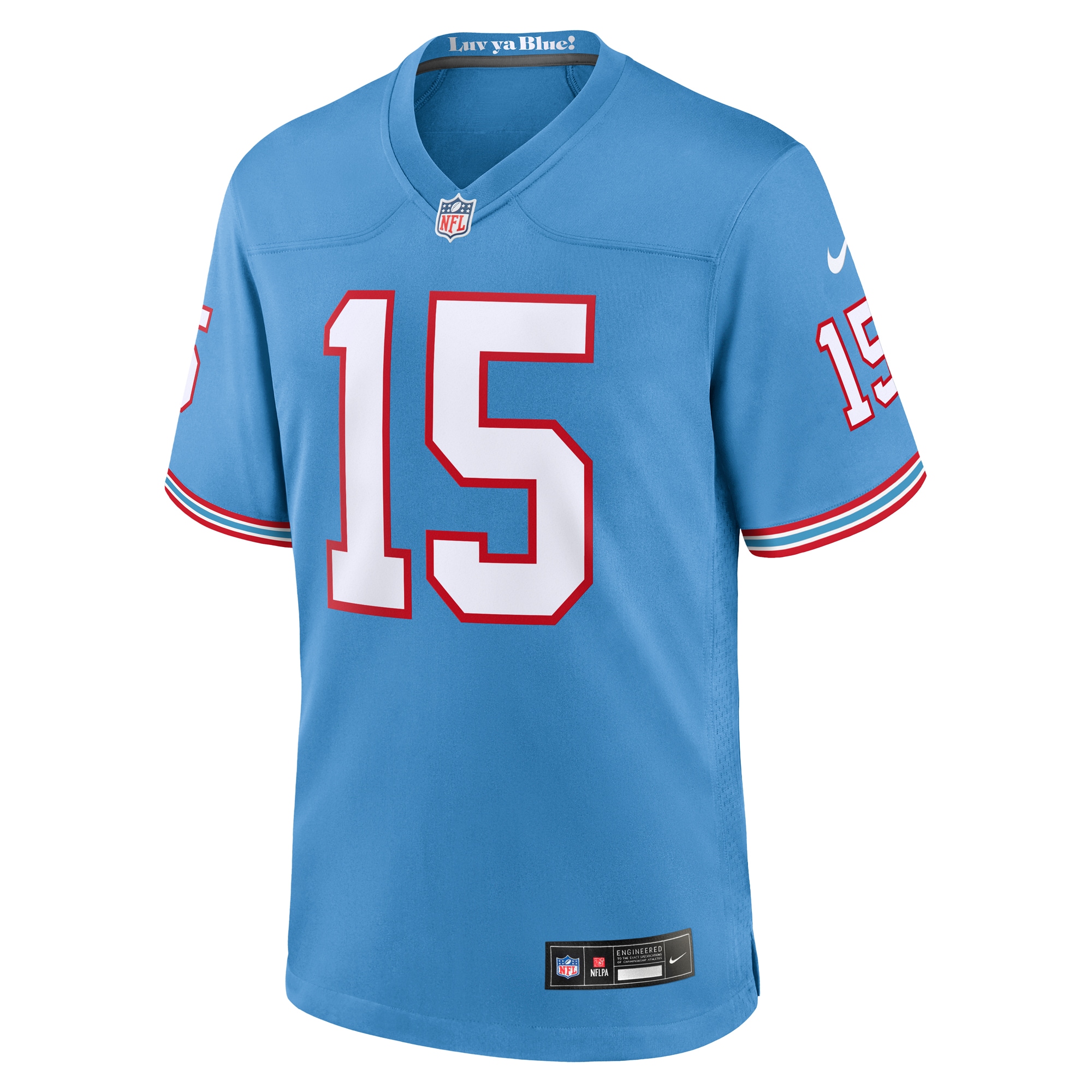 Men's Tennessee Titans Nick Westbrook-Ikhine Light Blue Oilers Throwback Player Game Jersey JS7096 nicesnker - Image 2