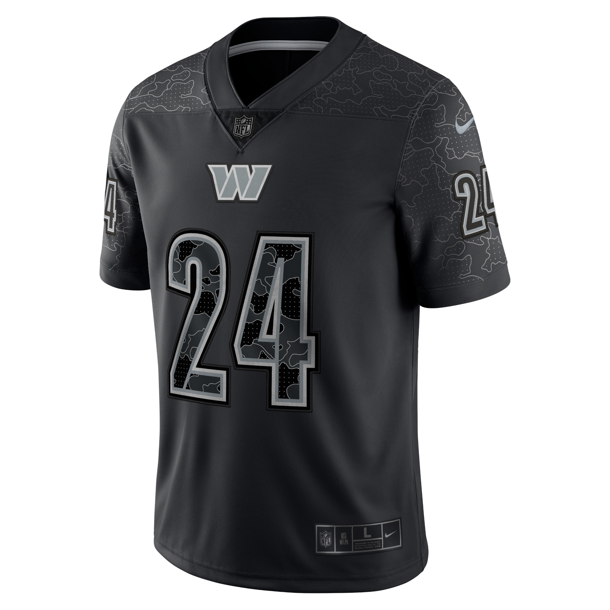 Men's Washington Commanders Antonio Gibson Black RFLCTV Limited Jersey JS6699 nicesnker - Image 3
