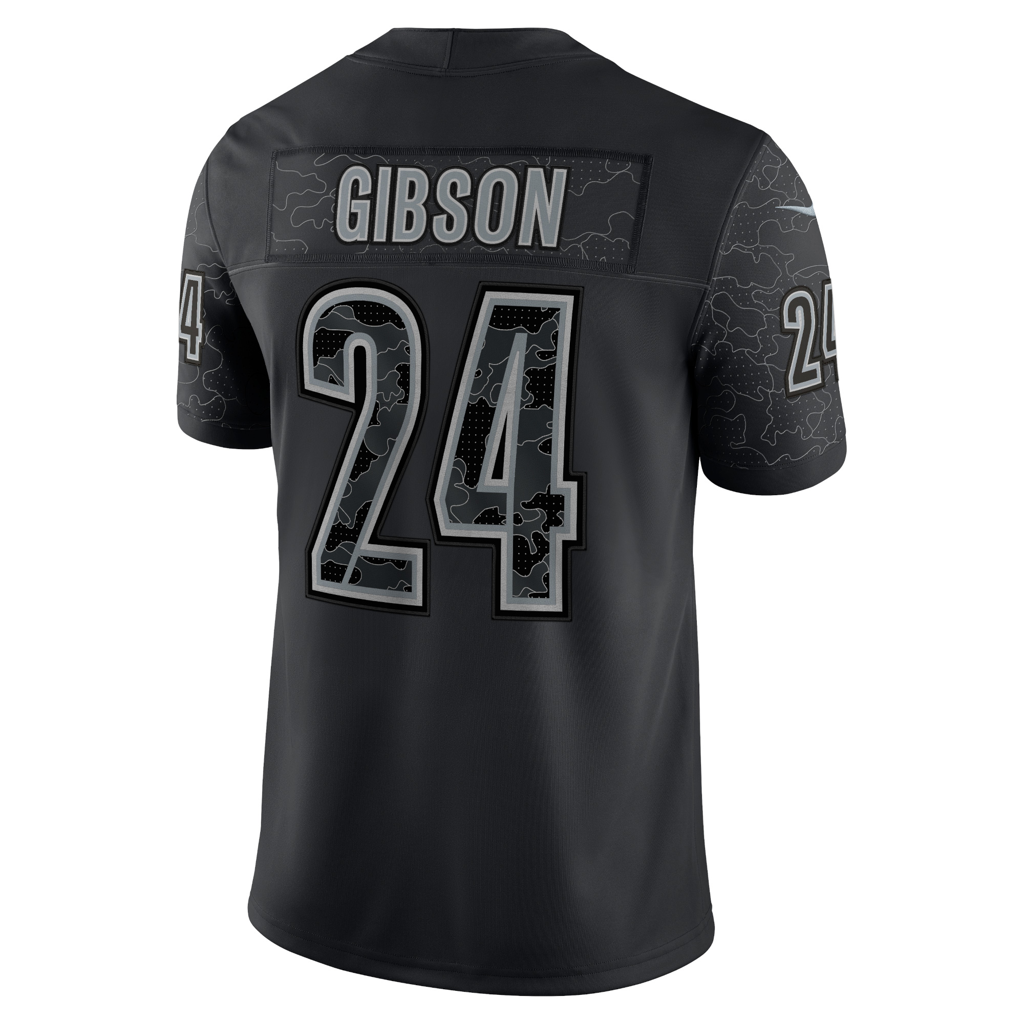Men's Washington Commanders Antonio Gibson Black RFLCTV Limited Jersey JS6699 nicesnker - Image 5