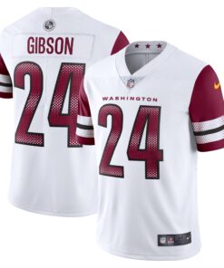 Men's Washington Commanders Antonio Gibson White Vapor Limited Jersey JS3294 nicesnker