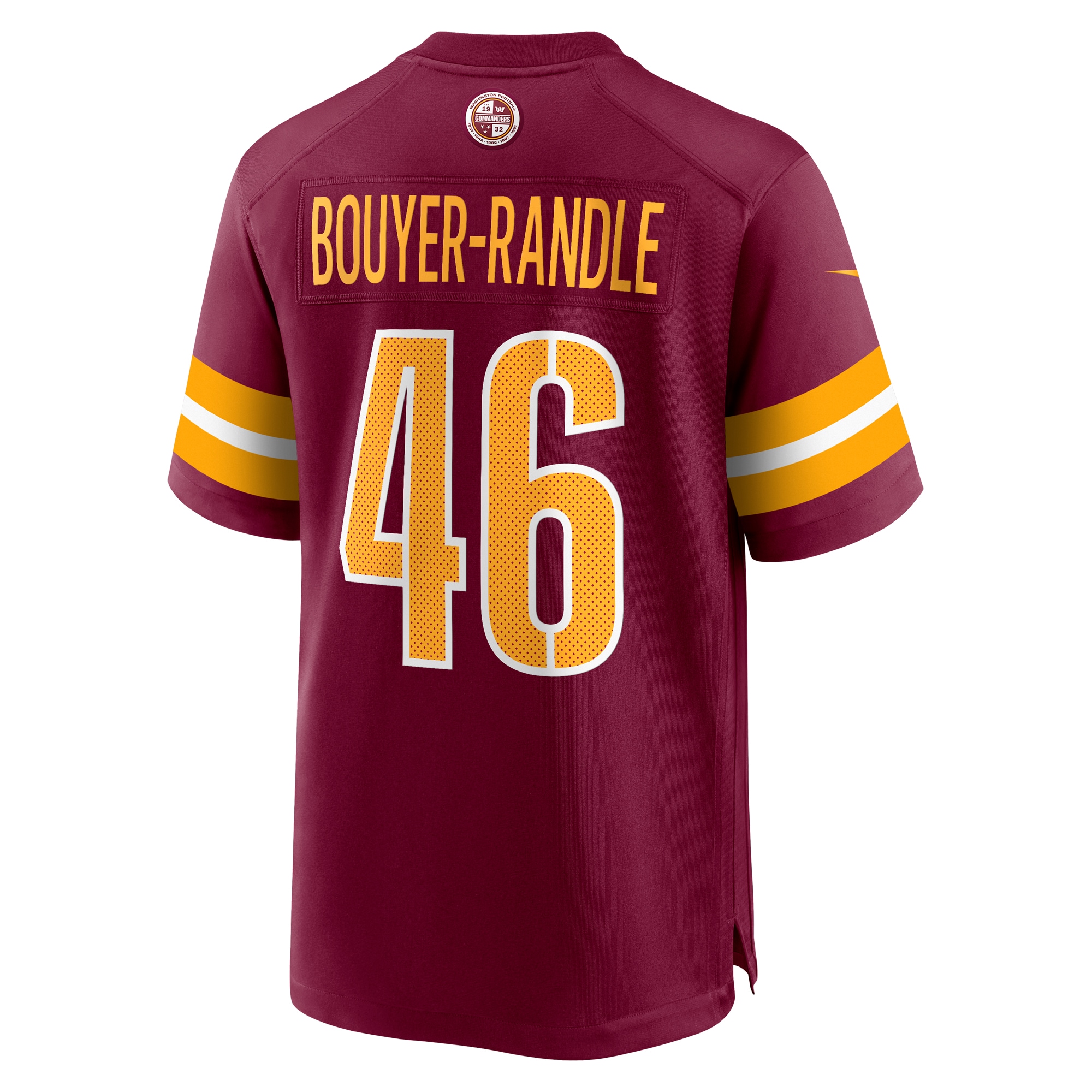 Men's Washington Commanders Brandon Bouyer-Randle Burgundy Game Jersey JS7147 nicesnker - Image 3