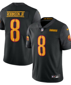 Men's Washington Commanders Brian Robinson Jr. Black Vapor Untouchable Limited Jersey JS1700 nicesnker