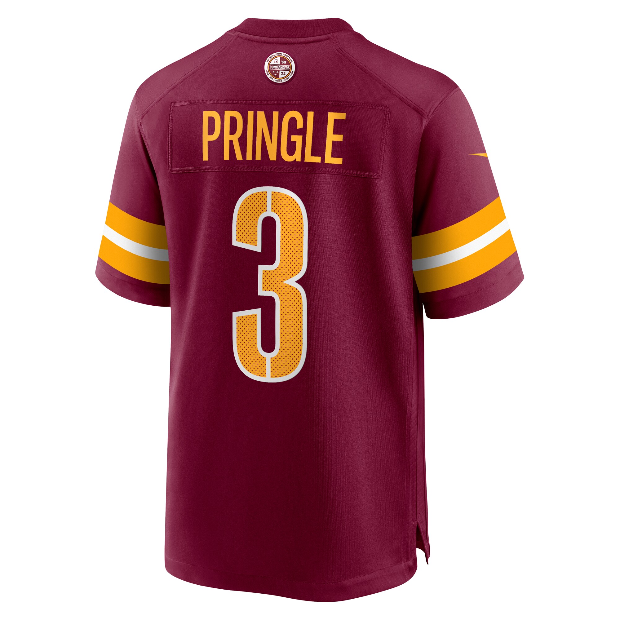Men's Washington Commanders Byron Pringle Burgundy Game Jersey JS7604 nicesnker - Image 3
