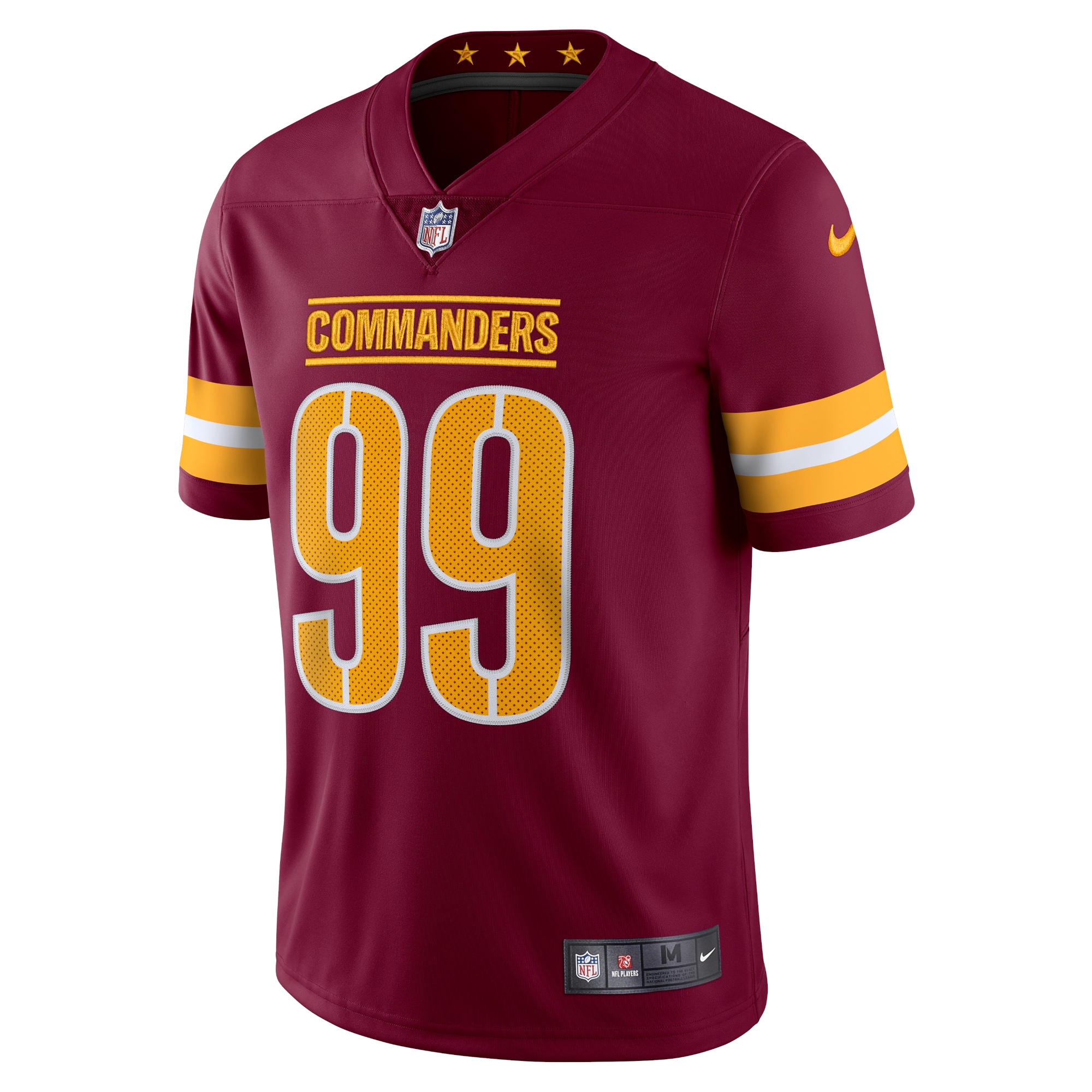 Men's Washington Commanders Chase Young Burgundy Vapor Limited Jersey JS8534 nicesnker - Image 2