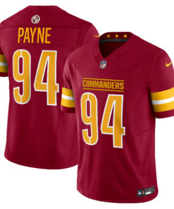 Men's Washington Commanders Daron Payne Burgundy Vapor F.U.S.E. Limited Jersey JS3998 nicesnker