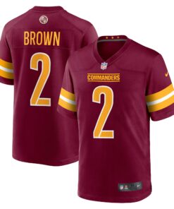 Men's Washington Commanders Dyami Brown Burgundy Player Game Jersey JS9629 nicesnker