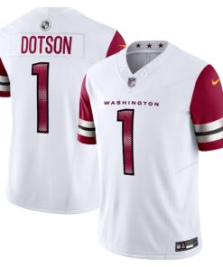 Men's Washington Commanders Jahan Dotson White Vapor F.U.S.E. Limited Jersey JS4697 nicesnker