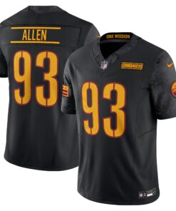 Men's Washington Commanders Jonathan Allen Black Alternate Vapor F.U.S.E. Limited Jersey JS4336 nicesnker