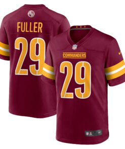 Men's Washington Commanders Kendall Fuller Burgundy Game Jersey JS1830 nicesnker