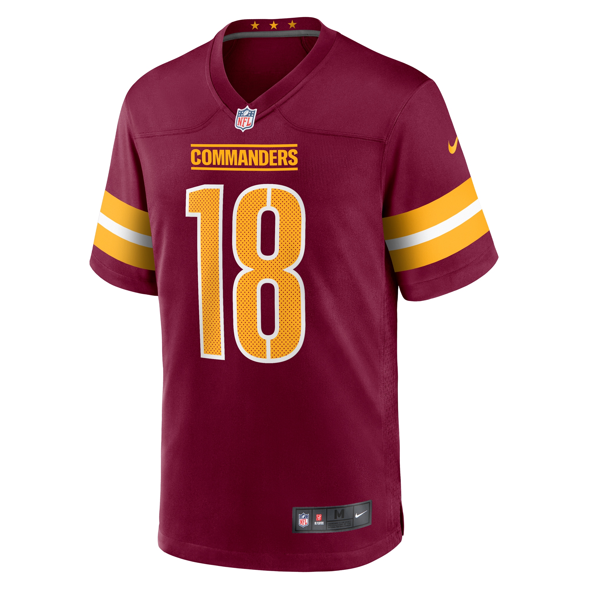 Men's Washington Commanders Marcus Mariota Burgundy Game Jersey JS2896 nicesnker - Image 2