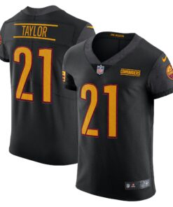 Men's Washington Commanders Sean Taylor Black Vapor Elite Retired Player Jersey JS2023 nicesnker