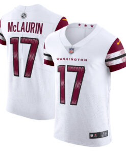 Men's Washington Commanders Terry McLaurin White Vapor Elite Jersey JS2482 nicesnker