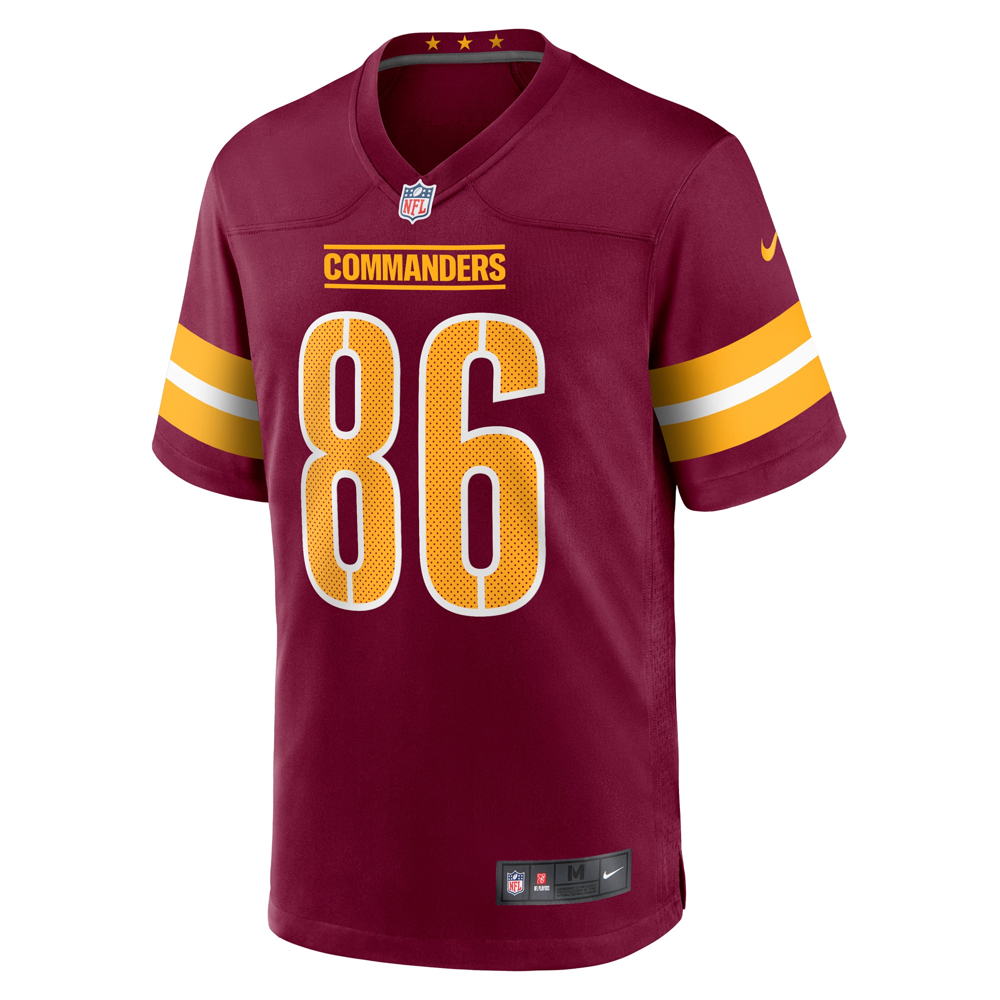 Men's Washington Commanders Zach Ertz Burgundy Game Jersey JS3537 nicesnker - Image 2