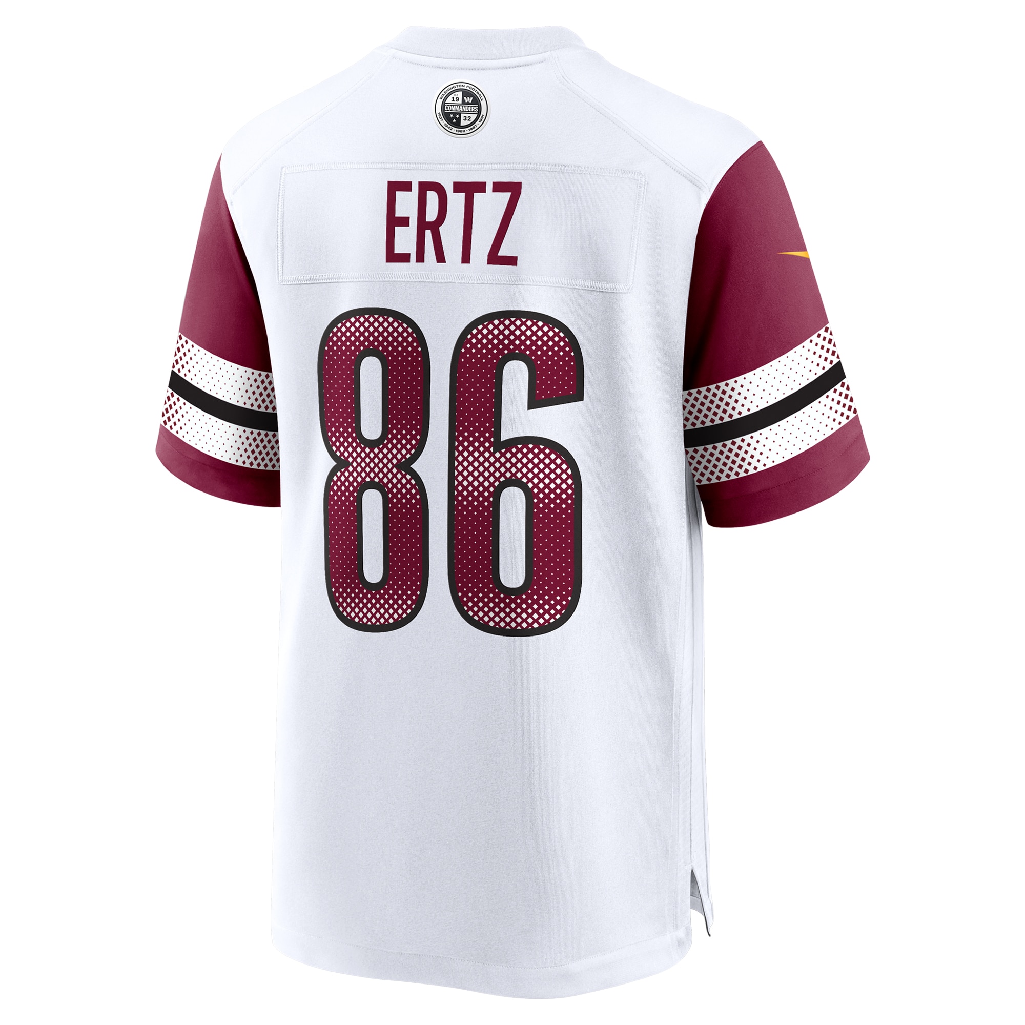 Men's Washington Commanders Zach Ertz White Game Jersey JS1853 nicesnker - Image 3