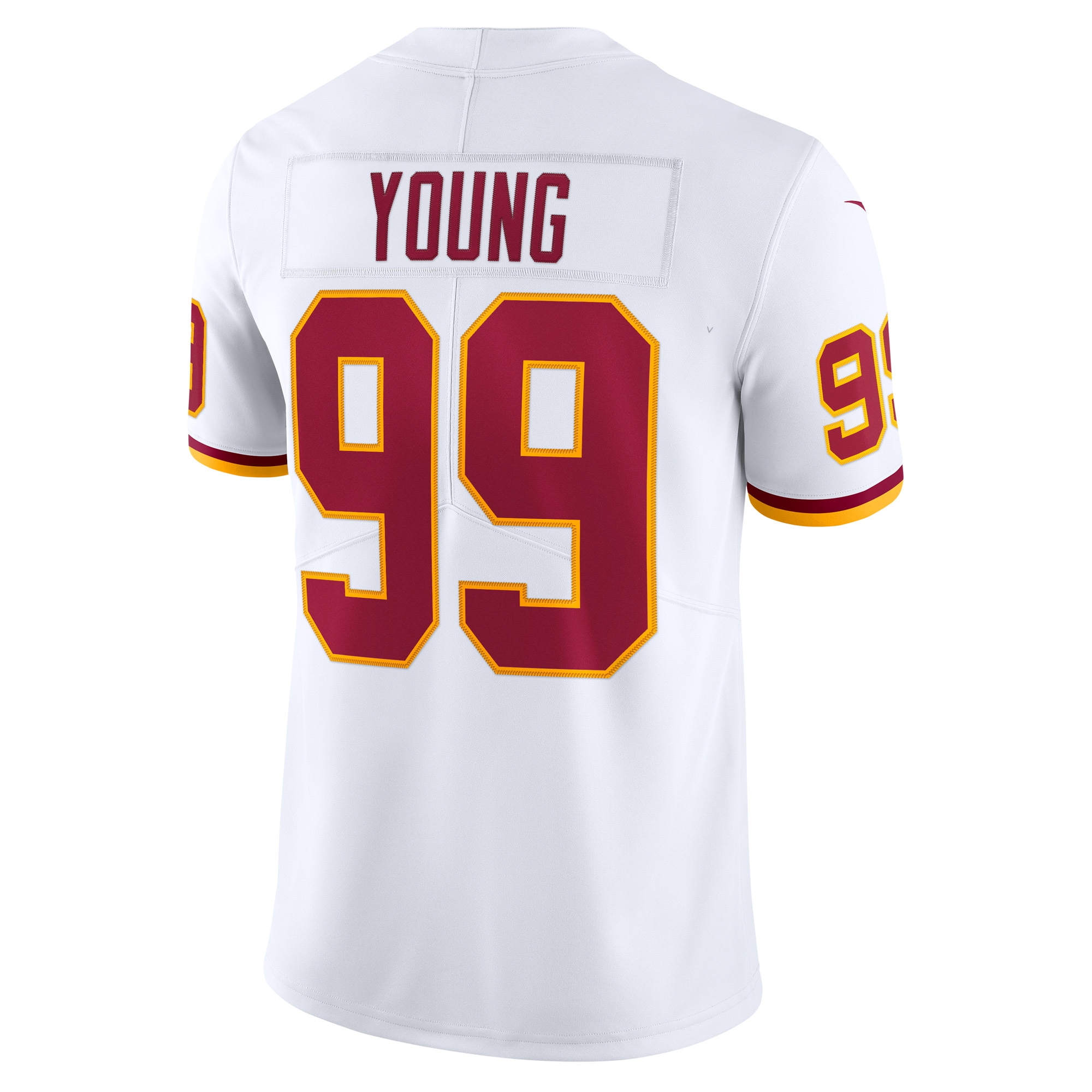 Men's Washington Football Team Chase Young White Vapor Limited Jersey JS2808 nicesnker - Image 3