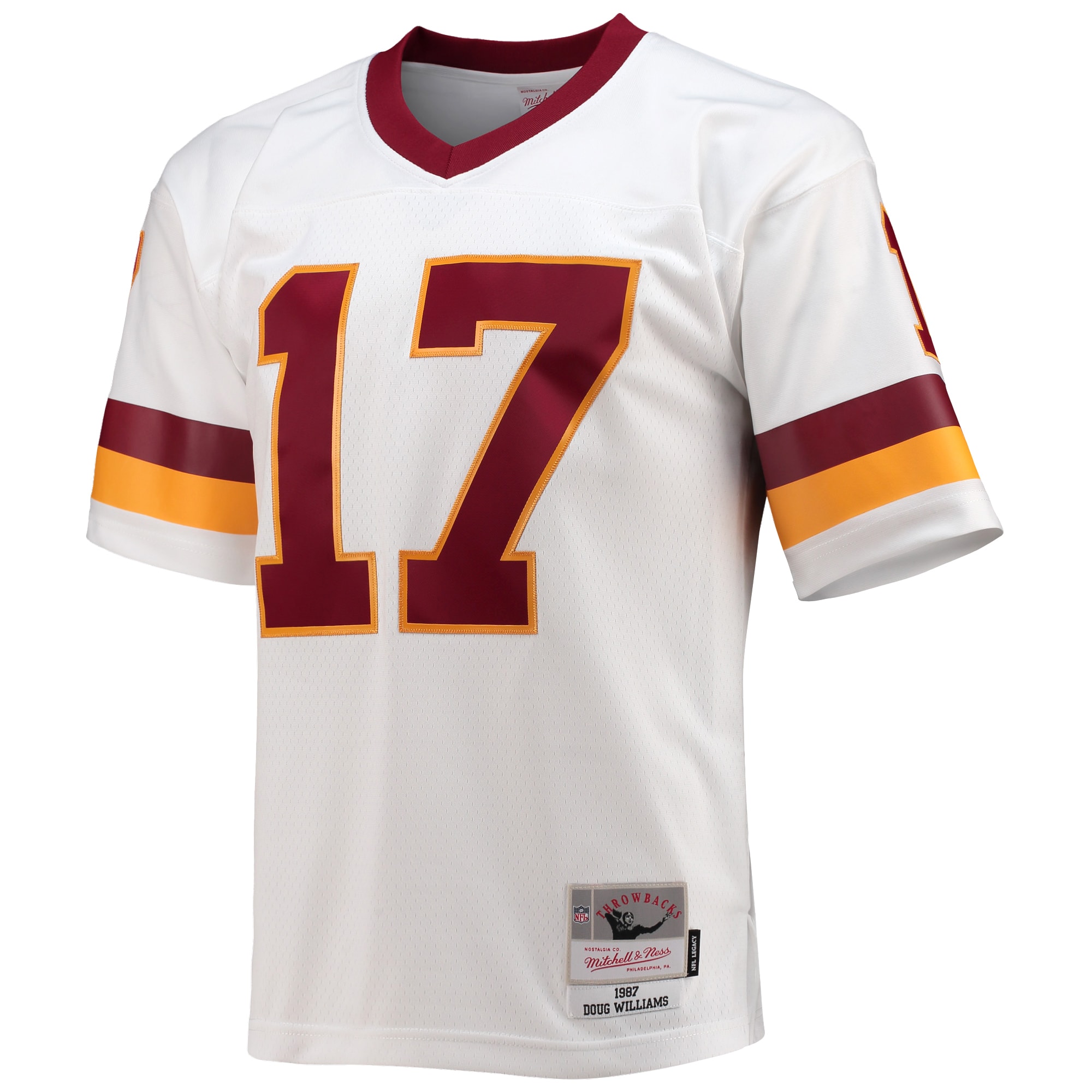 Men's Washington Football Team Doug Williams Mitchell & Ness White Legacy Jersey JS4208 nicesnker - Image 2