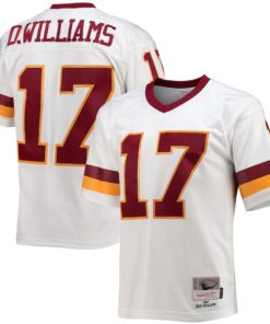 Men's Washington Football Team Doug Williams Mitchell & Ness White Legacy Jersey JS4208 nicesnker