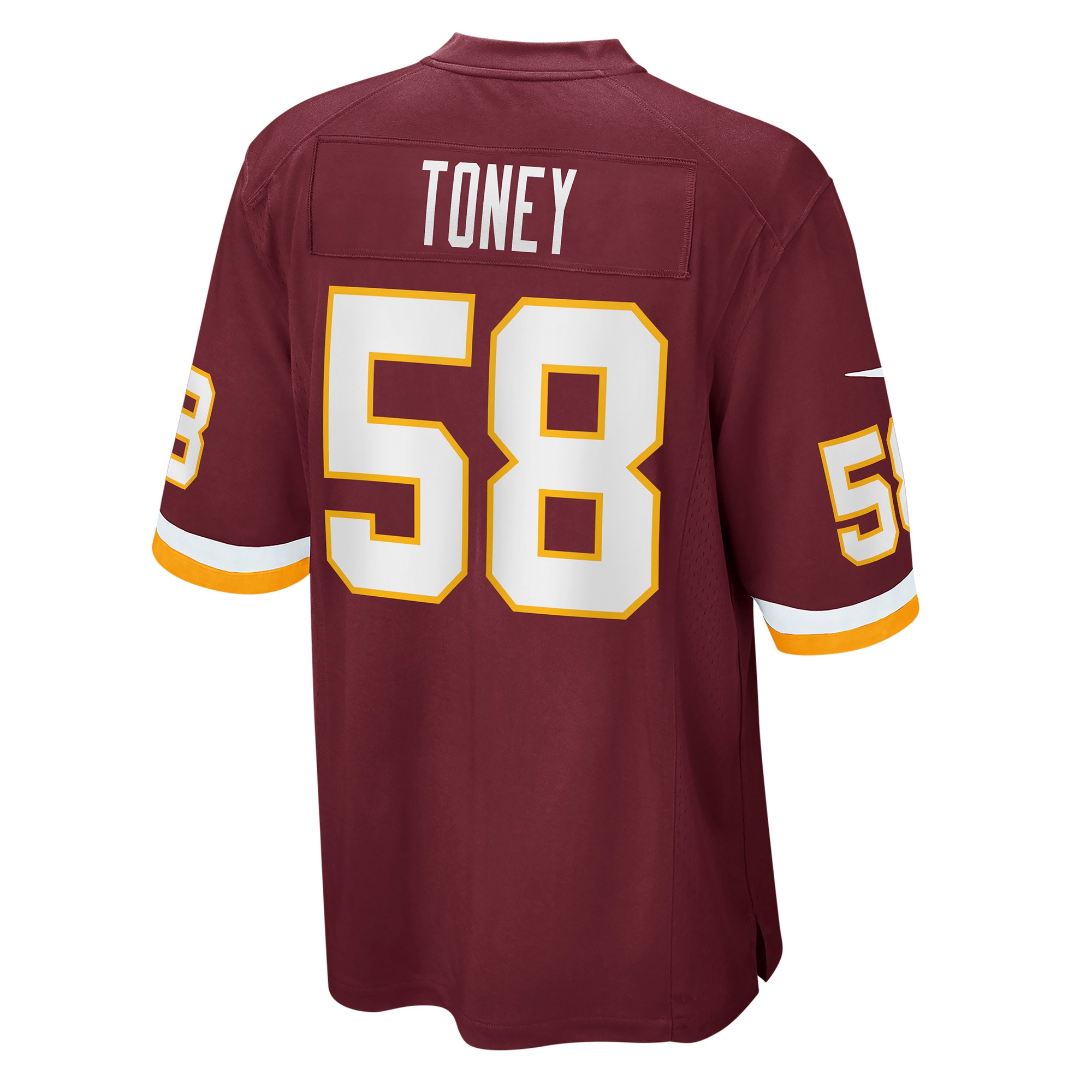 Men's Washington Football Team Shaka Toney Burgundy Game Jersey JS7623 nicesnker - Image 3