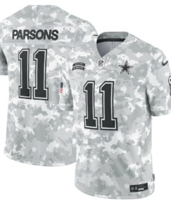 Micah Parsons 11 Dallas Cowboys 2024 Salute to Service Limited Men Jersey - Arctic Camo JS5928 nicesnker