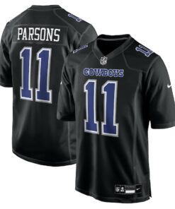 Micah Parsons 11 Dallas Cowboys Fashion Game Men Jersey - Carbon Black JS2080 nicesnker