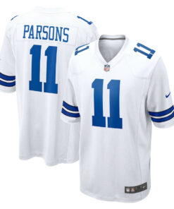 Micah Parsons 11 Dallas Cowboys Men Game Jersey - White JS5196 nicesnker