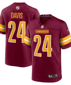 Michael Davis 24 Washington Commanders Game Men Jersey - Burgundy JS5890 nicesnker