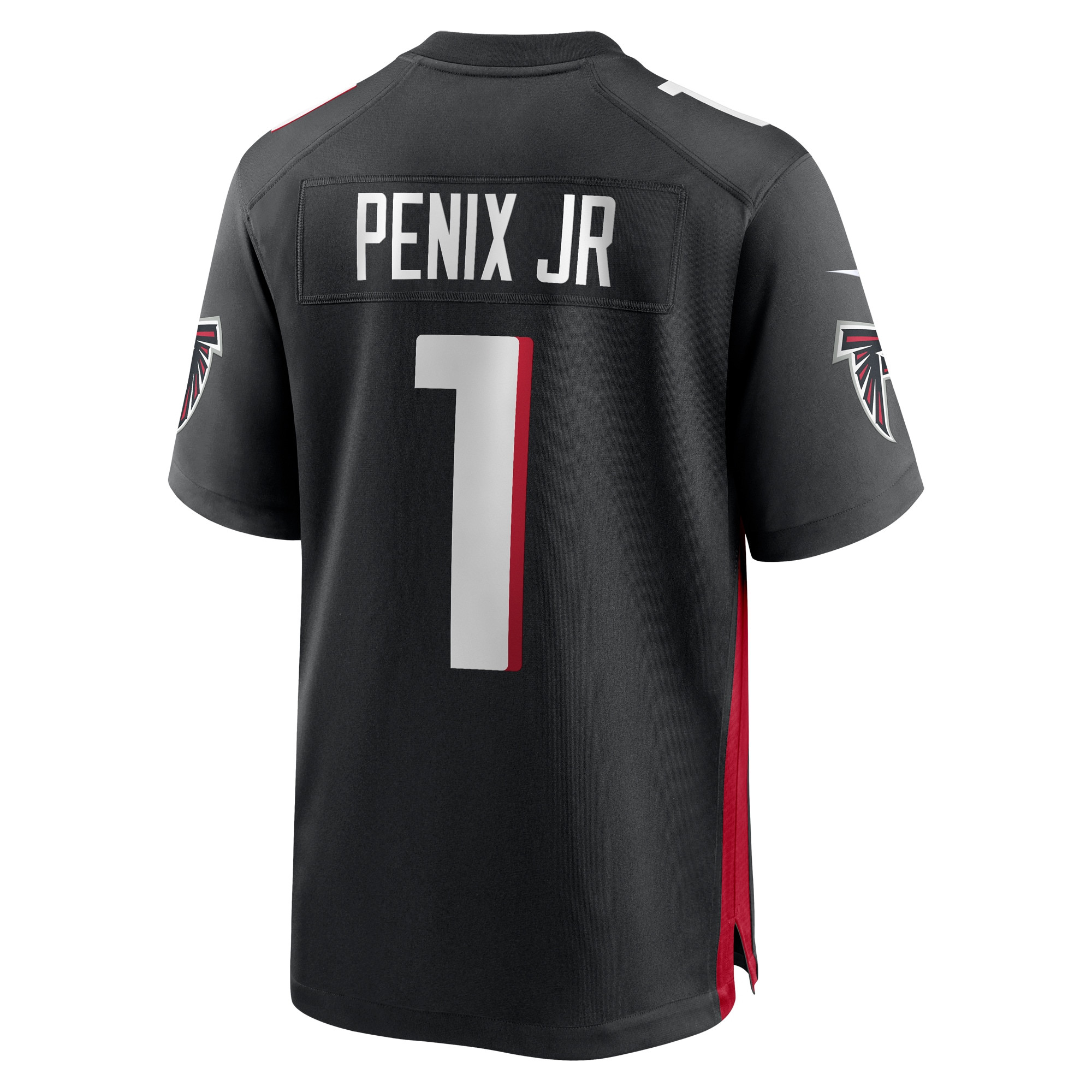Michael Penix Jr. Atlanta Falcons 2024 NFL Draft First Round Pick Player Game Jersey - Black JS3129 nicesnker - Image 3