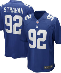 Michael Strahan 92 New York Giants Men Game Retired Jersey - Royal JS2487 nicesnker