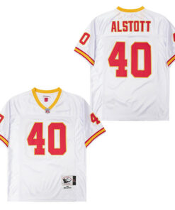 Mike Alstott 40 Tampa Bay Buccaneers Throwback Men Jersey - White JS9697 nicesnker
