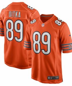Mike Ditka 89 Chicago Bears Men Retired Jersey - Orange JS2801 nicesnker