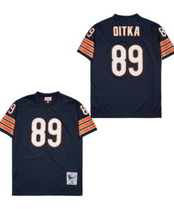 Mike Ditka 89 Chicago Bears Retro Throwback Men Jersey - Dark Navy JS4860 nicesnker