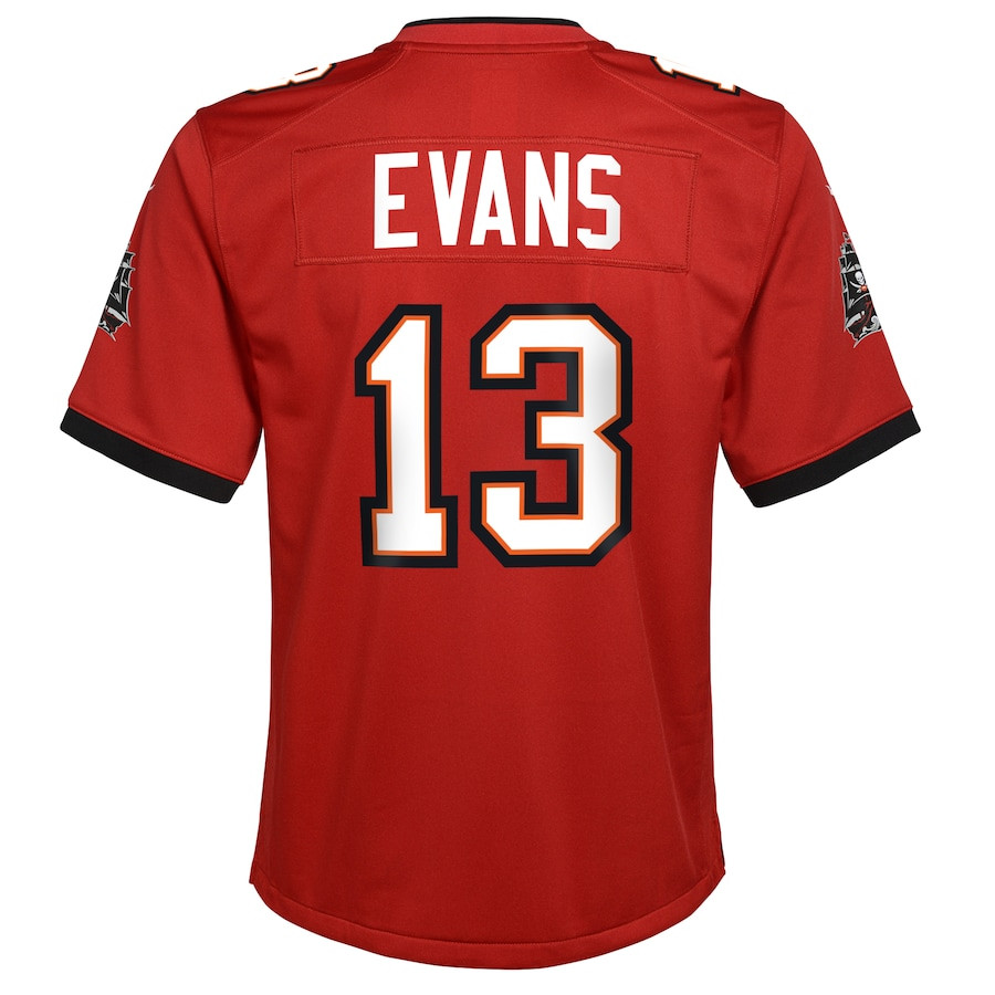 Mike Evans 13 Tampa Bay Buccaneers YOUTH Game Jersey - Red JS2683 nicesnker - Image 3
