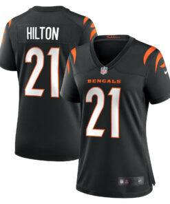 Mike Hilton 21 Cincinnati Bengals Women Game Jersey - Black JS9485 nicesnker