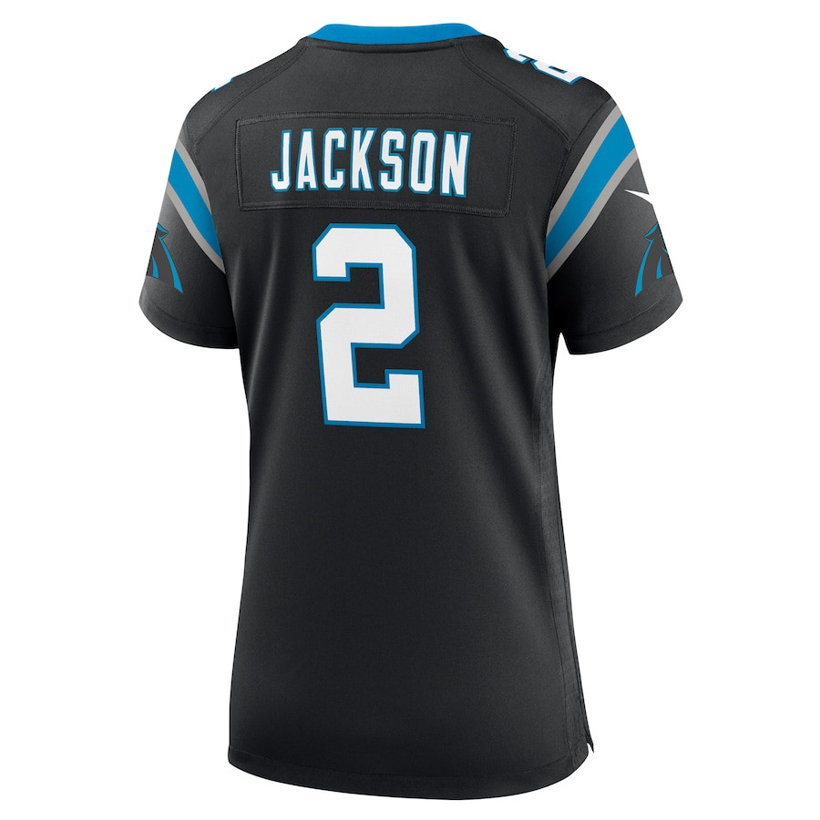 Mike Jackson 2 Carolina Panthers Women's Game Jersey - Black JS7169 nicesnker - Image 3