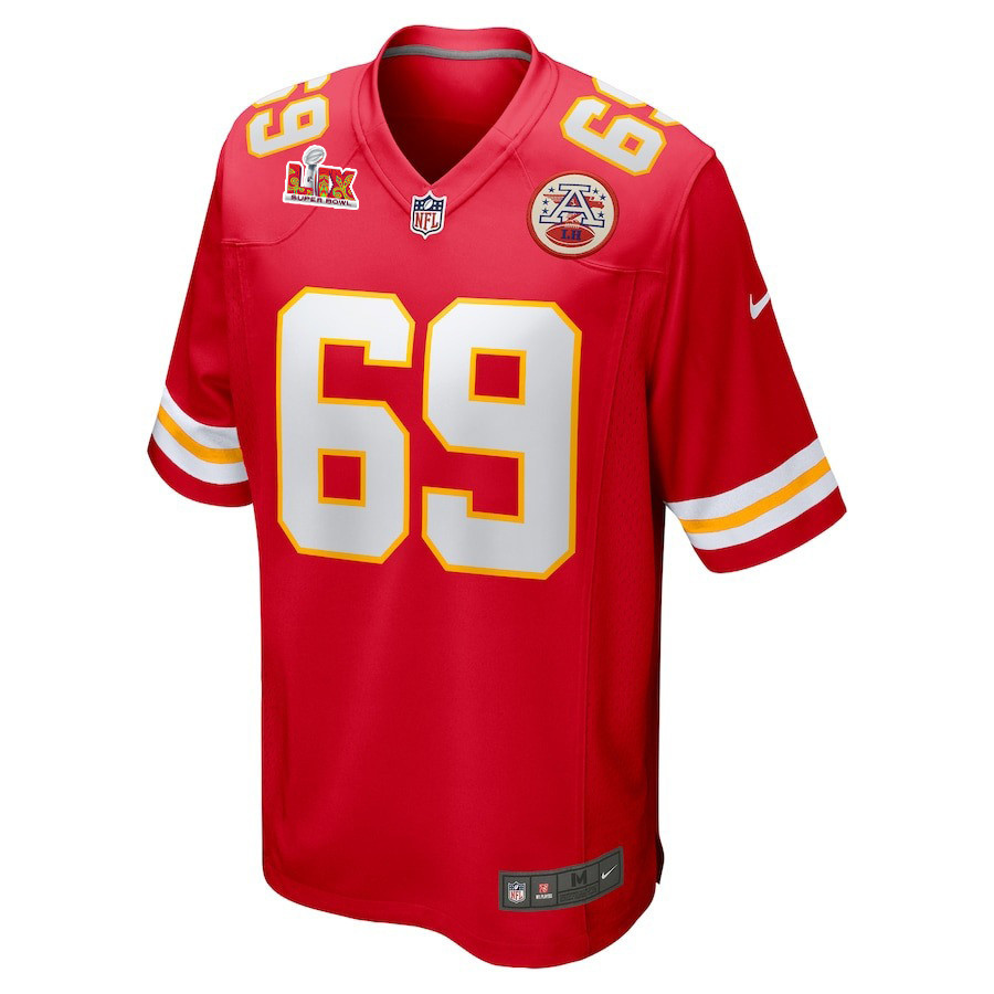Mike Pennel #69 Kansas City Chiefs Super Bowl LIX YOUTH Jersey - Red JS8536 nicesnker - Image 2