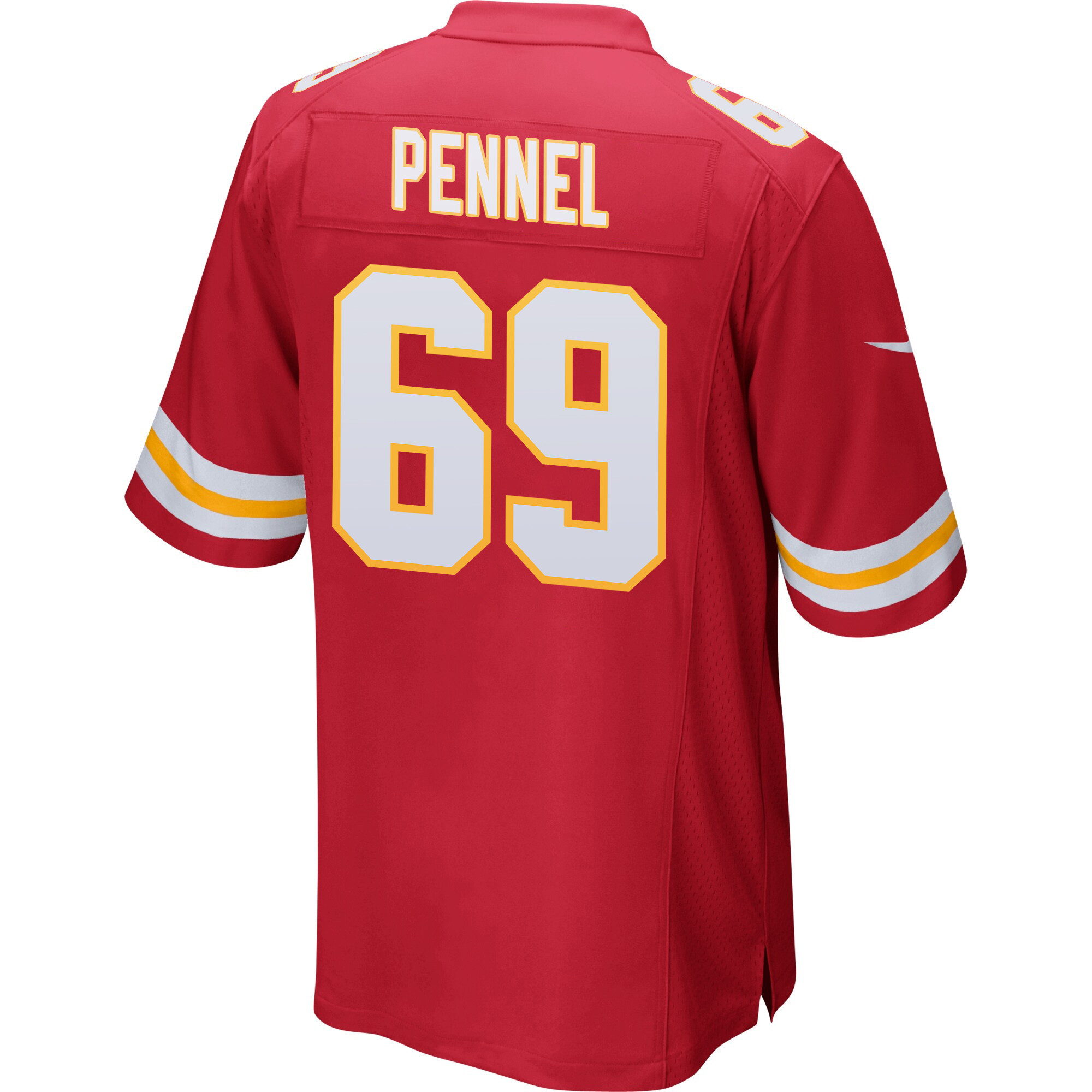 Mike Pennel 69 Kansas City Chiefs Super Bowl LVIII Patch Game Men Jersey - Red JS9914 nicesnker - Image 3