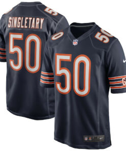 Mike Singletary 50 Chicago Bears Men Game Retired Jersey - Navy JS2599 nicesnker