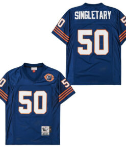 Mike Singletary 50 Chicago Bears Retro Throwback Men Jersey - Navy JS8490 nicesnker