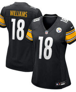 Mike Williams 18 Pittsburgh Steelers Women's Game Jersey - Black JS7070 nicesnker