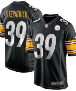Minkah Fitzpatrick 39 Pittsburgh Steelers Game Men Jersey - Black JS2142 nicesnker