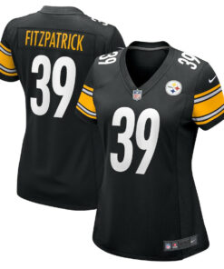 Minkah Fitzpatrick 39 Pittsburgh Steelers Women's Game Jersey - Black JS5551 nicesnker