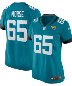 Mitch Morse 65 Jacksonville Jaguars Alternate Game Women Jersey - Teal JS2612 nicesnker
