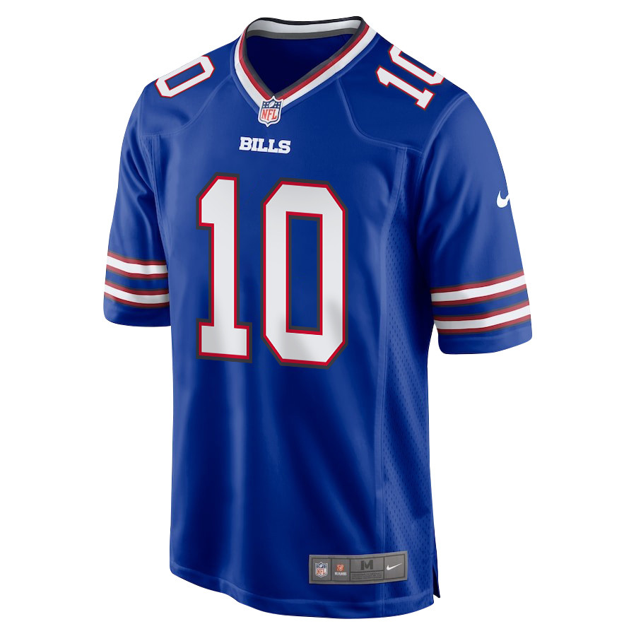 Mitch Trubisky 10 Buffalo Bills Team Game Men Jersey - Royal JS9476 nicesnker - Image 3