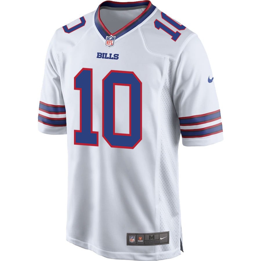 Mitch Trubisky 10 Buffalo Bills Team Game Men Jersey - White JS3560 nicesnker - Image 2