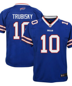 Mitch Trubisky 10 Buffalo Bills Team Game YOUTH Jersey - Royal JS2292 nicesnker